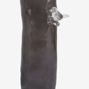 Present Time – Vas Bird On Branch Large – Grå – Krukor & vaser – Från Homeroom