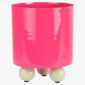 Present Time – Växtkruka Double Funky Small – Rosa – Krukor & vaser – Från Homeroom