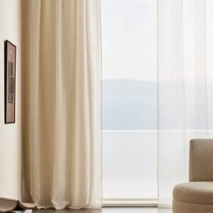 QUILO multifunktionsgardin 2-pack Beige