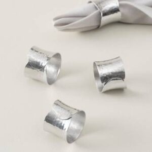 REESE servettring 4-pack Silver