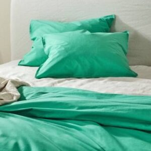 REMY örngott 2-pack 60×50 cm – ekologisk Ärtgrön