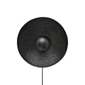 RIBBLE Vägglampa 35cm Svart