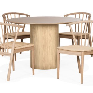 RIBERA/NINNI Matgrupp 4 Stolar Natur