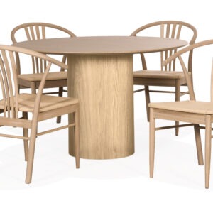 RIBERA/YRSA Matgrupp 4 Stolar Natur