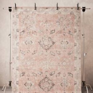 RIBSTON luggmatta 200×300 cm Rosa