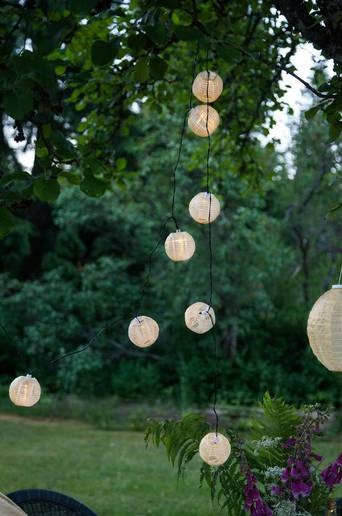 RICIE ljusslinga solcell Beige