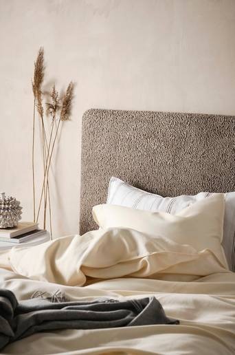 RINGVIDA sänggavel 120 cm Grå