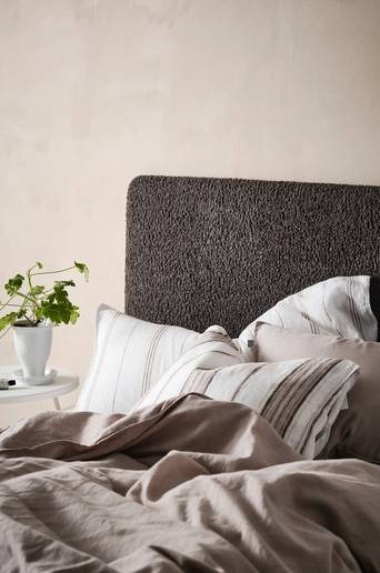 RINGVIDA sänggavel 120 cm Kolgrå