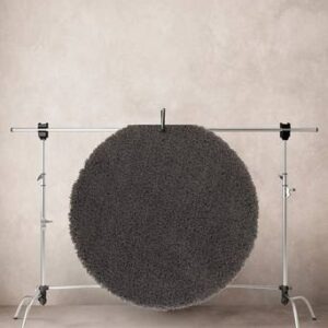 ROMAN luggmatta ø 120 cm Svartbrun