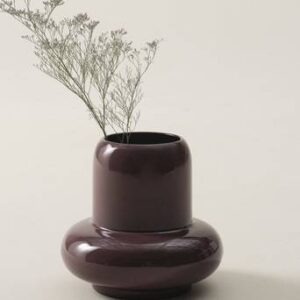 RONJA dekorationsvas Mörkröd