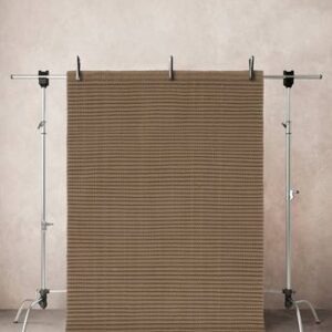 RÖRVIK slätvävd matta Grönbrun