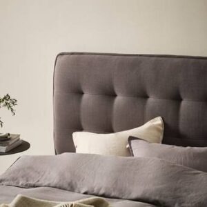 ROSARIO sänggavel 120 cm Mörkgrå