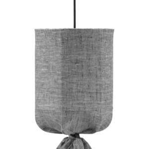 ROUND taklampa Outdoor 30 cm Grå/svart