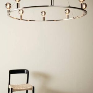 ROYAL taklampa ø 120 cm Krom