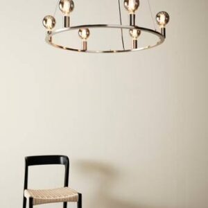 ROYAL taklampa ø 80 cm Krom