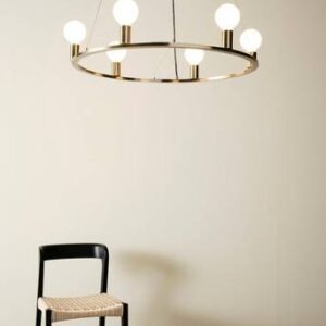 ROYAL taklampa ø 80 cm Mässing