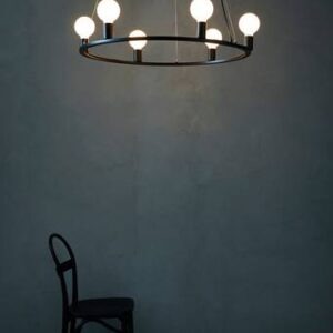 ROYAL taklampa ø 80 cm Svart