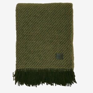 Redlunds – Aukland ullpläd – Grön – Filtar & plädar – Från Homeroom