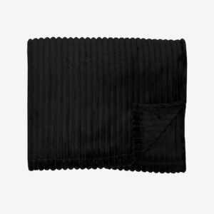 Redlunds – Baloo pläd 130×170 – Svart – Filtar & plädar – Från Homeroom