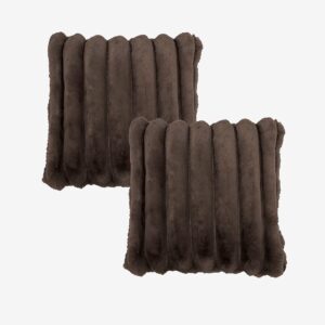 Redlunds – Brooklyn fodral 50×50 2-pack – Brun – Prydnadskuddar & kuddfodral – Från Homeroom