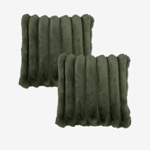 Redlunds – Brooklyn fodral 50×50 2-pack – Grön – Prydnadskuddar & kuddfodral – Från Homeroom