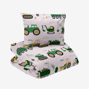 Redlunds – Busy tractors 2-d bädd – Beige – Påslakanset – Från Homeroom