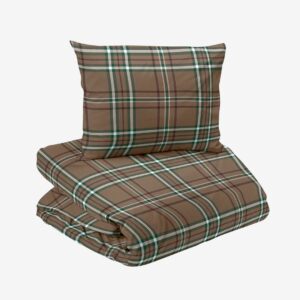 Redlunds – Cervinia flanell 2-d bädd – Brun – Påslakanset – Från Homeroom