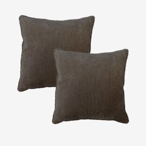 Redlunds – Eddie Fodral 45×45 2-pack – Brun – Prydnadskuddar & kuddfodral – Från Homeroom