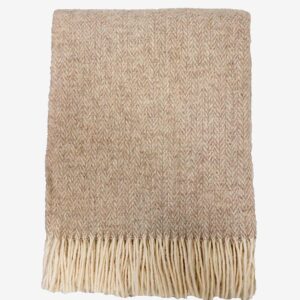 Redlunds – Glasgow ullpläd 130×170 – Beige – Filtar & plädar – Från Homeroom