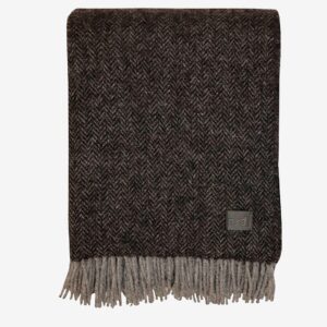 Redlunds – Glasgow ullpläd 130×170 – Grå – Filtar & plädar – Från Homeroom