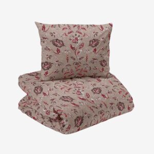 Redlunds – Ingela satin 2-d bädd – Brun – Påslakanset – Från Homeroom