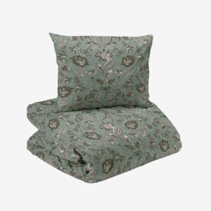 Redlunds – Ingela satin 2-d bädd – Grön – Påslakanset – Från Homeroom