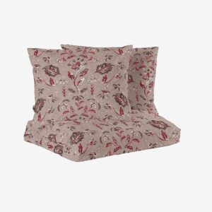 Redlunds – Ingela satin 3-d bädd – Brun – Påslakanset – Från Homeroom