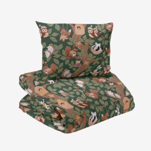 Redlunds – Skogsliv 2-d bädd – Grön – Påslakanset – Från Homeroom