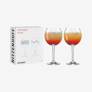 Ritzenhoff – Sommar Breeze Dricksglas 2-p No: 1 & 2 – Flerfärgad – Drinkglas & shotglas – Från Homeroom