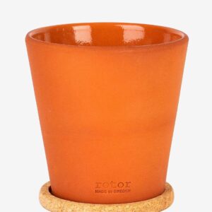 Rotor design – Keramik kruka – Brun – Krukor & vaser – Från Homeroom