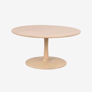 Rowico Home – Hobart soffbord runt Ø90 – Vit – Soffbord – Från Homeroom