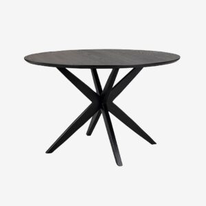 Rowico Home – Matbord Calverton, ø120 cm – Svart – Matbord – Från Homeroom