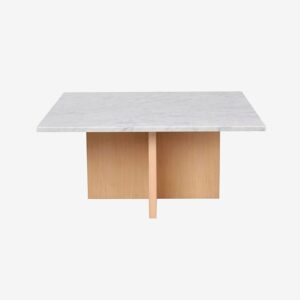 Rowico Home – Soffbord Brooksville, 90 x 90 cm – Vit – Soffbord – Från Homeroom