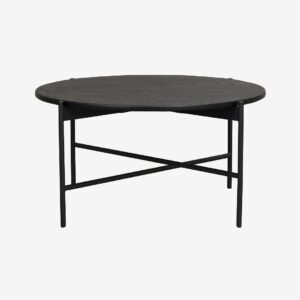 Rowico Home – Soffbord Skye runt, Ø 89 cm – Svart – Soffbord – Från Homeroom