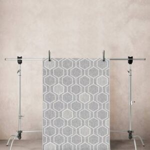 SAN DONA utomhusmatta Grå/naturvit