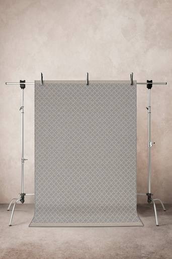 SAN VITO utomhusmatta Naturvit/gråblå