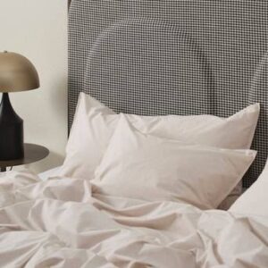 SANDHOLMEN sänggavel 180 cm Valnöt/antrasitgrå