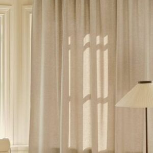 SANDY bouclégardin 1 längd extra bred Beige