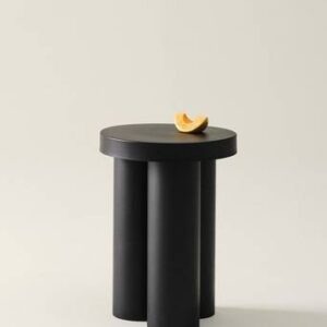 SANJO sidobord Svart