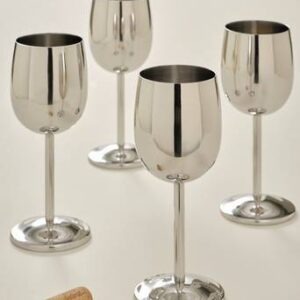 SARAI vinglas 4-pack Silver