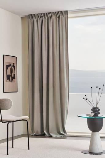 SAVANNAH multifunktionsgardin – 1 längd Gråbrun