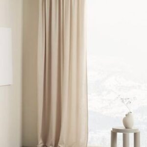 SAVANNAH multifunktionsgardin – 1 längd Ljus varmgrå