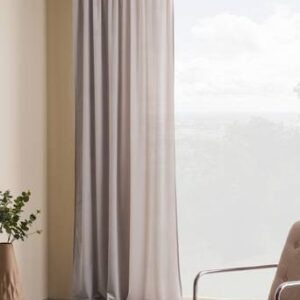 SAVANNAH multifunktionsgardin – 1 längd Ljusgrå