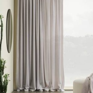 SAVANNAH multifunktionsgardin 1 längd – extra bred Ljusgrå